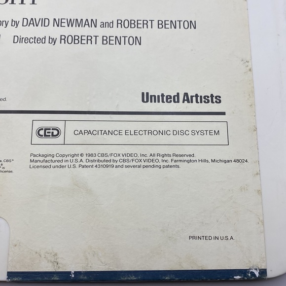 Still Of The Night, CBS FOX Video Disc - Picture 11 of 12